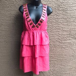 Bebe pink sleeveless dress 👗